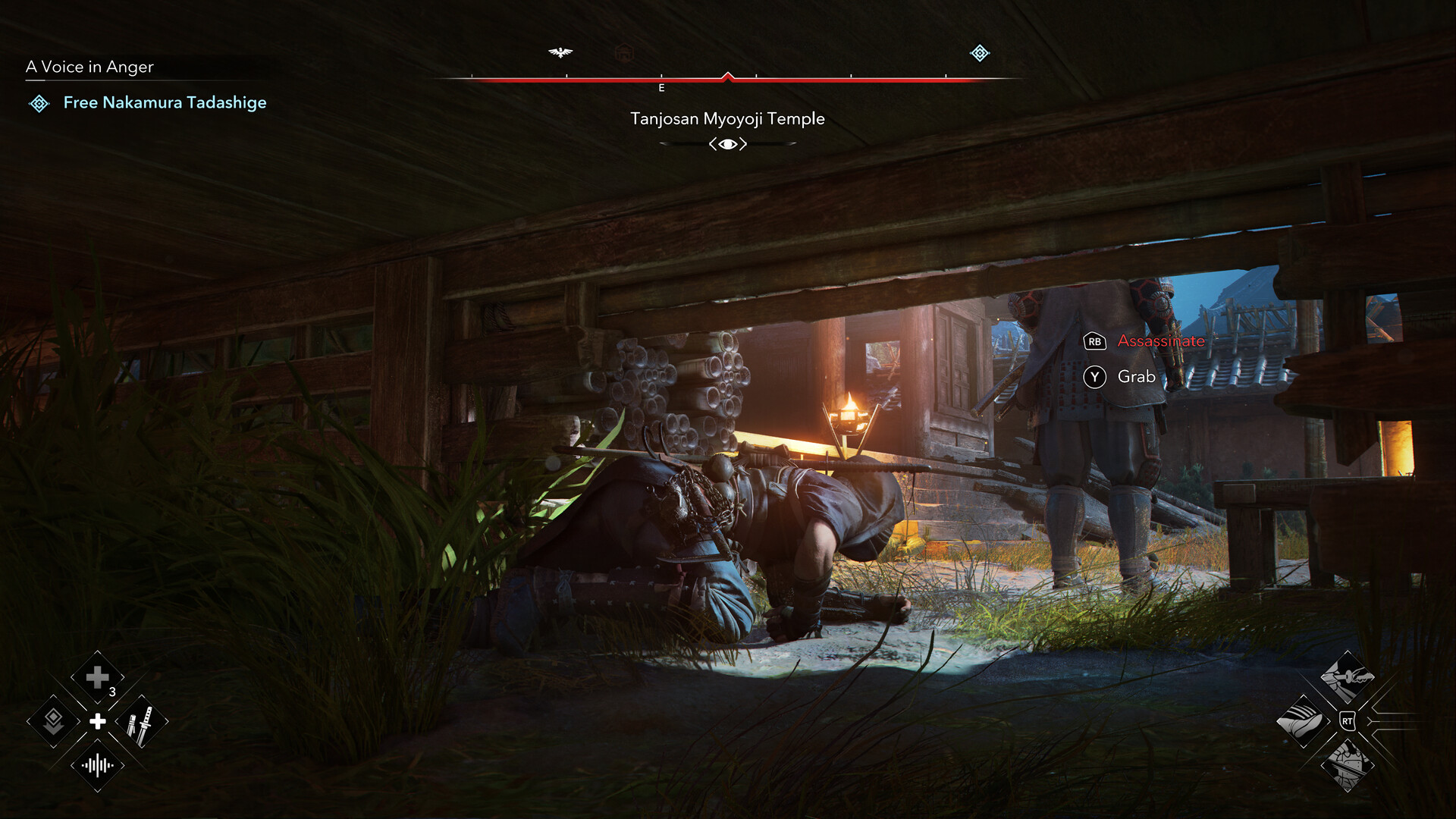 Assassin's Creed Shadows gameplay scene